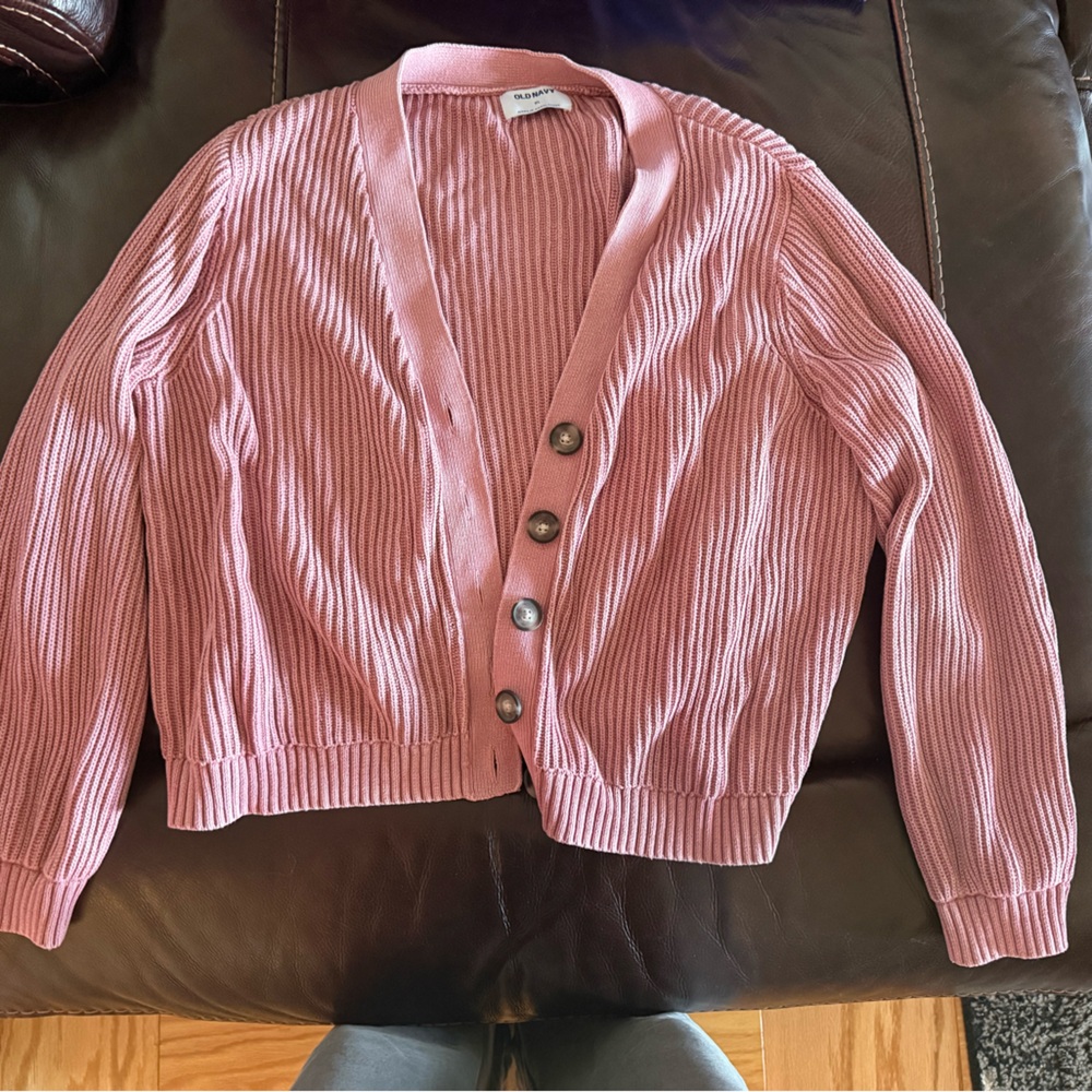 Old Navy Women's Pink Cardigan Sweater